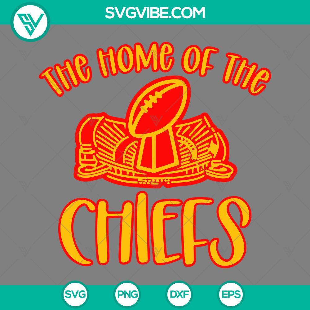 the home of the chiefs svg super bowl champion kansas city chiefs svg mockup