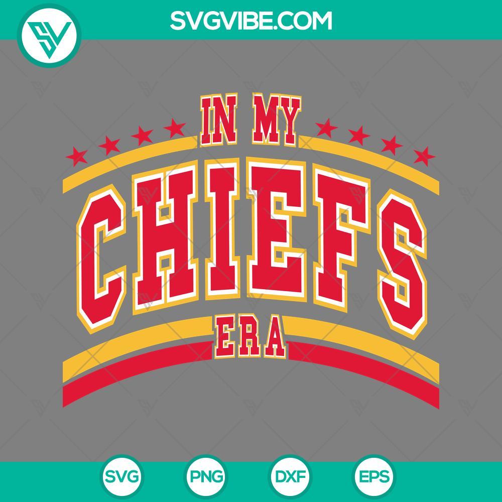 in my chiefs era svg taylor swift kansas city chiefs svg football era svg mockup