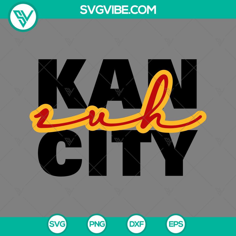 kan zuh city svg kansas city chiefs svg cut files mockup