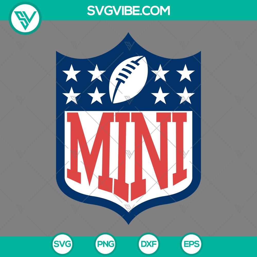 mini football logo svg cut files mockup