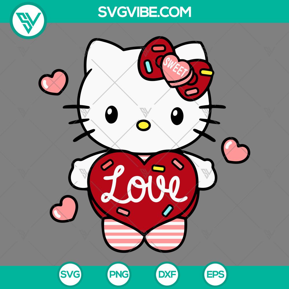 hello kitty sweet love svg hello kitty valentine svg valentineaeurtms day svg hello kitty love heart svg mockup