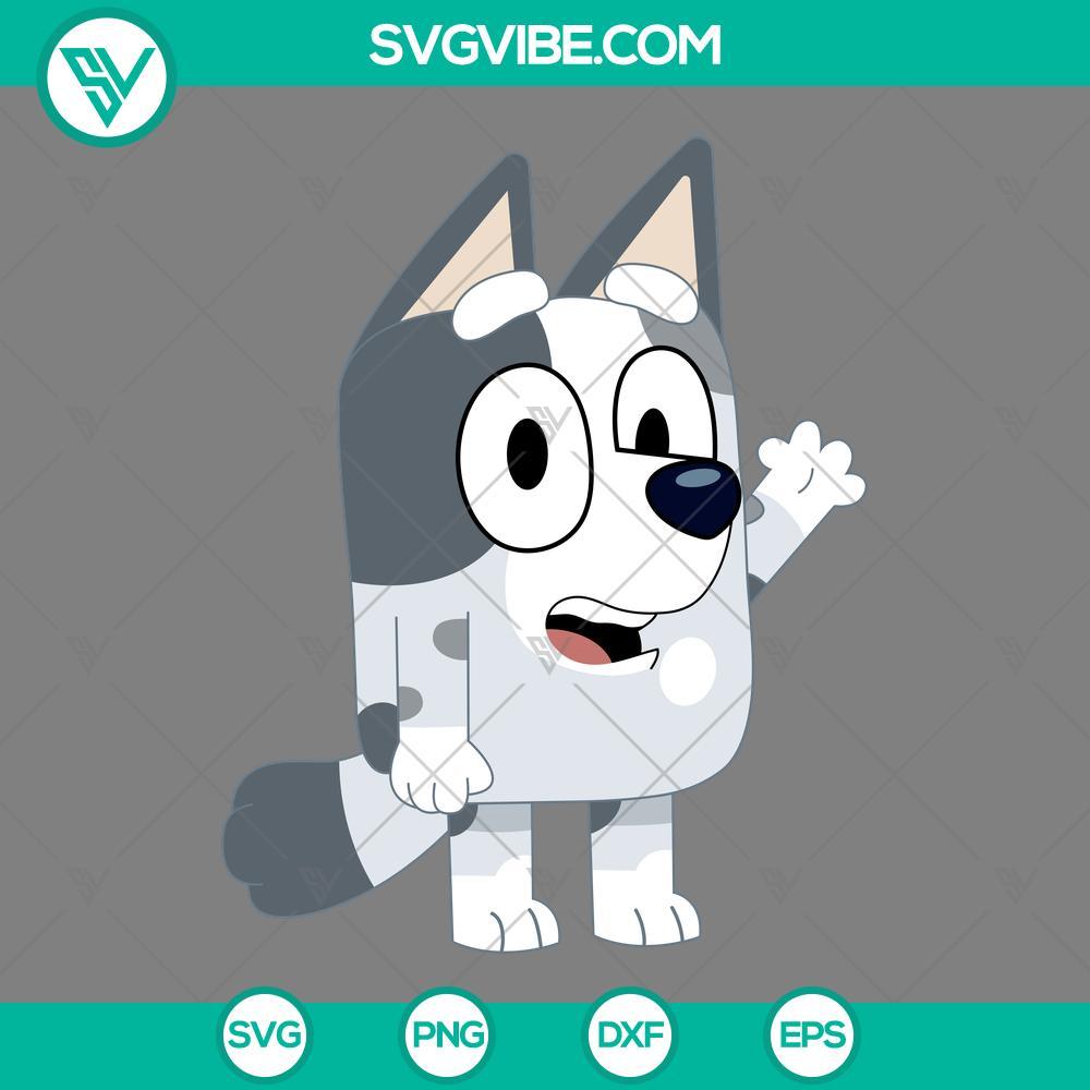 muffin bluey svg bluey characters svg muffin svg mockup