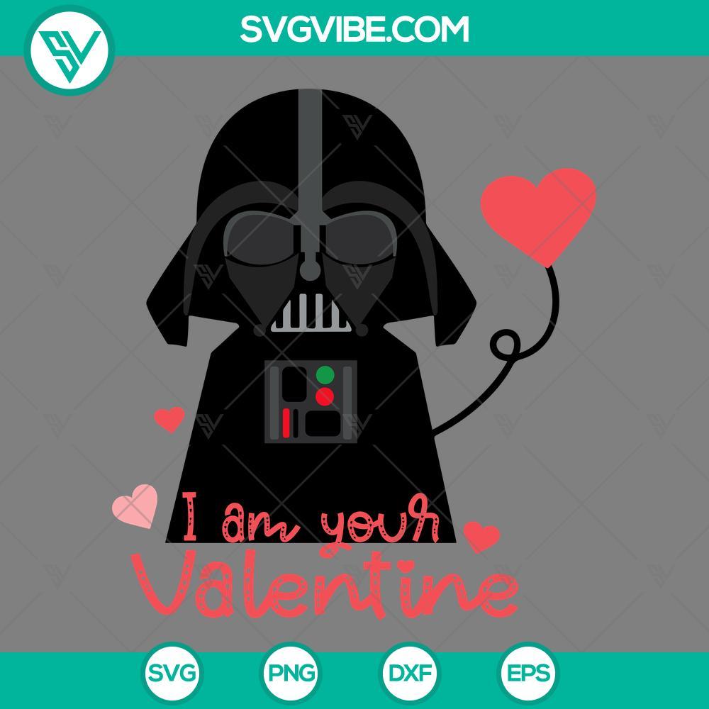 darth vader i am your valentine svg star wars svg png eps dxf file mockup