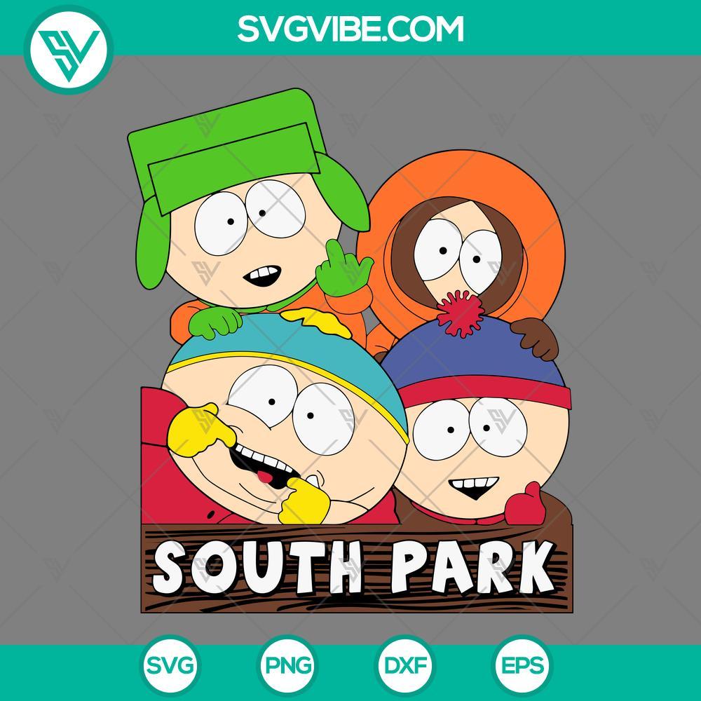 south park tv show svg png eps dxf file mockup