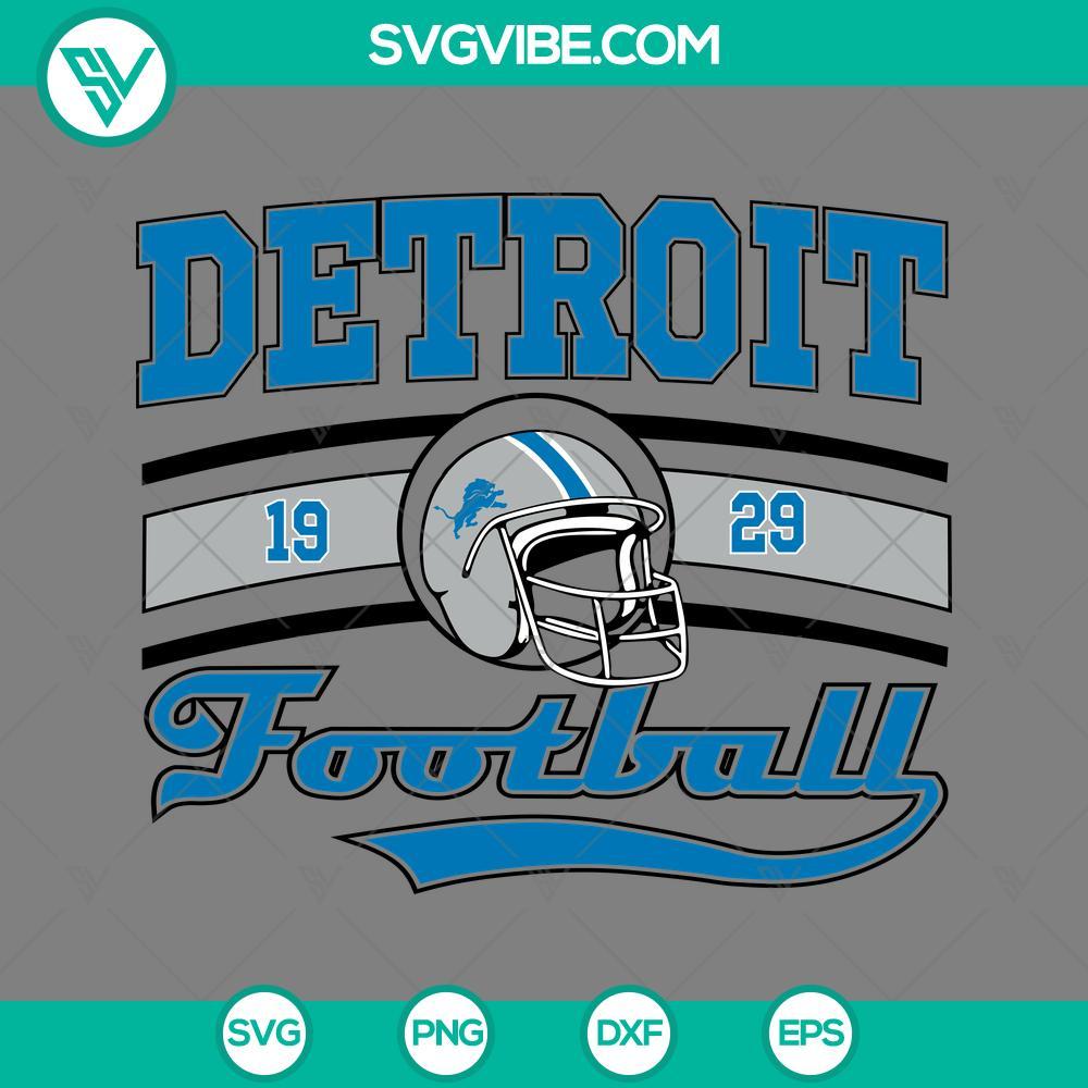 detroit lions svg detroit football svg lions svg png eps dxf files mockup