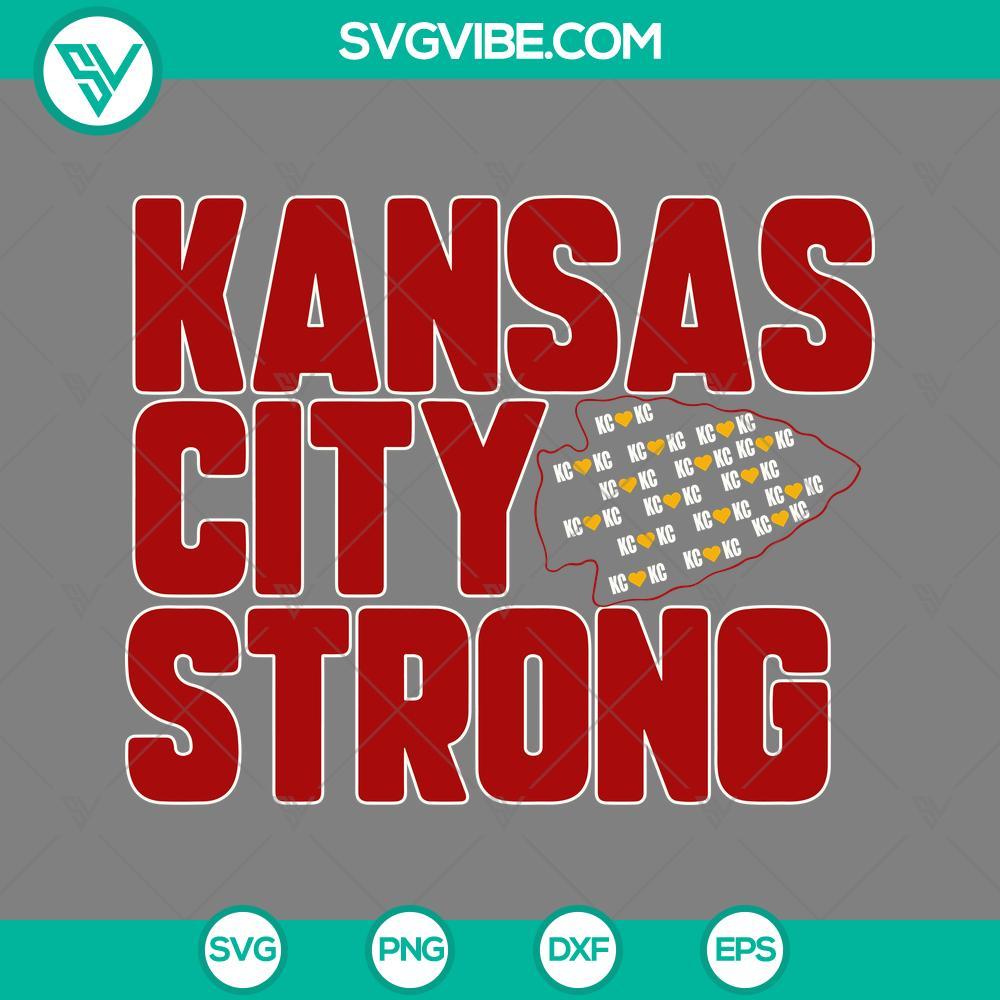 kansas city chiefs strong svg png files mockup