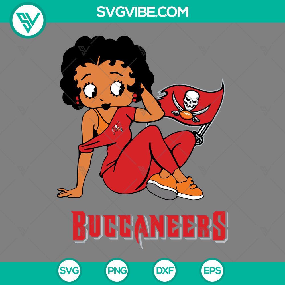 betty boop tampa bay buccaneers football svg png dxf eps files mockup