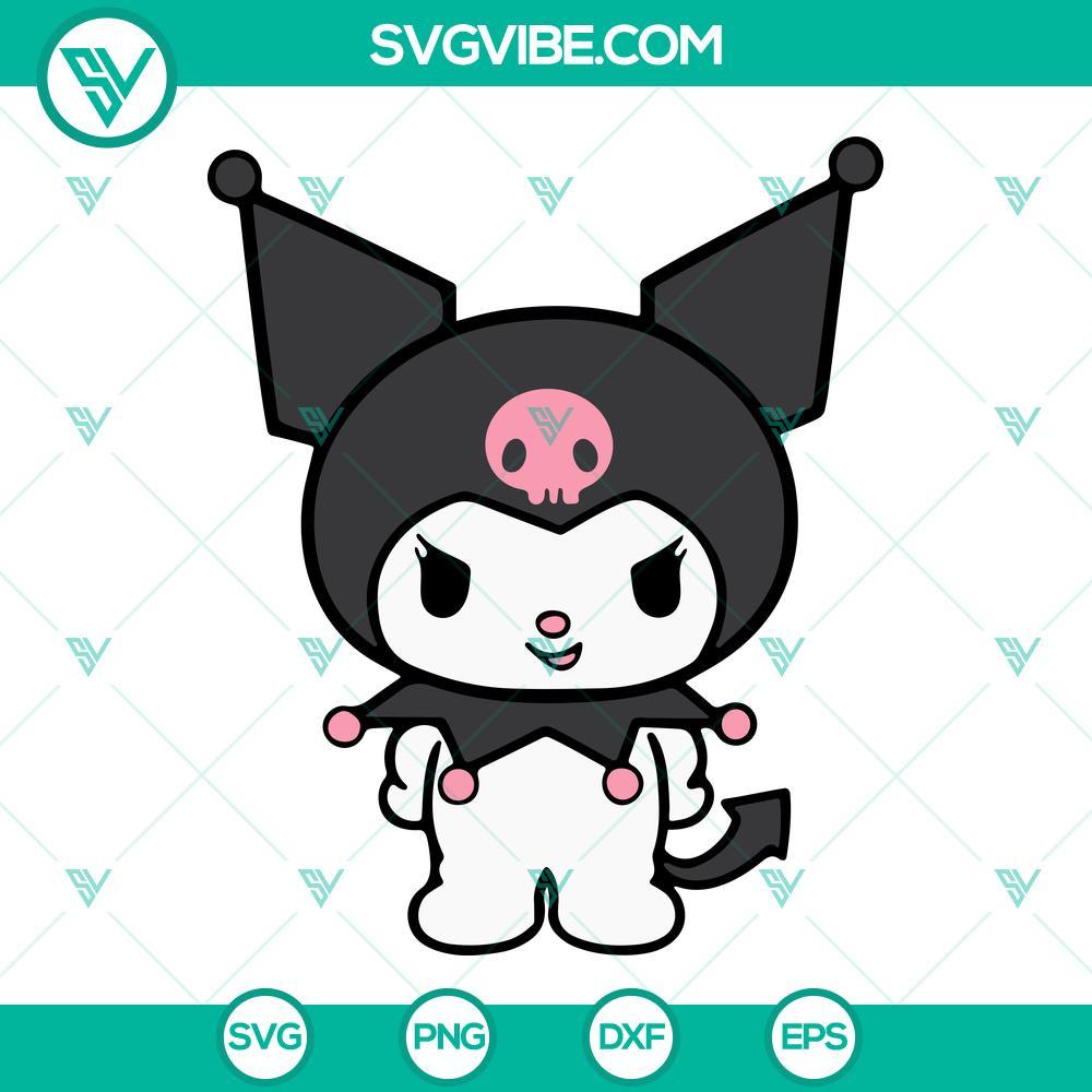 kuromi svg png dxf eps files mockup