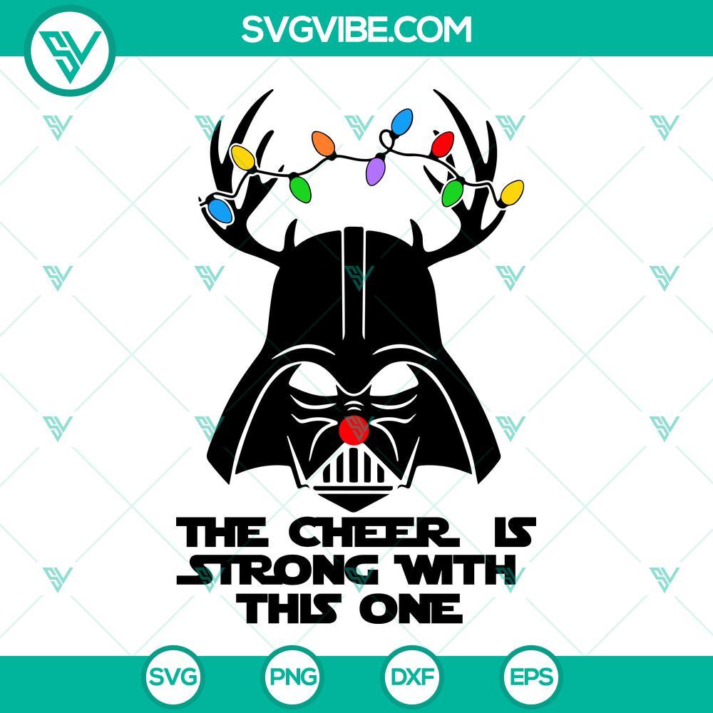 darth vader rudolph christmas svg star wars christmas light svg eps png dxf mockup