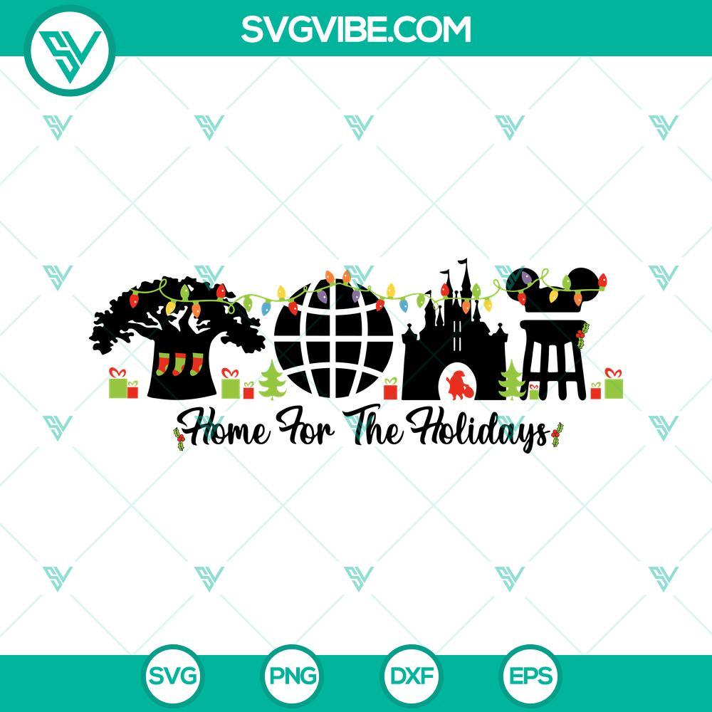 mickey home for the holidays svg disney christmas svg eps png dxf mockup