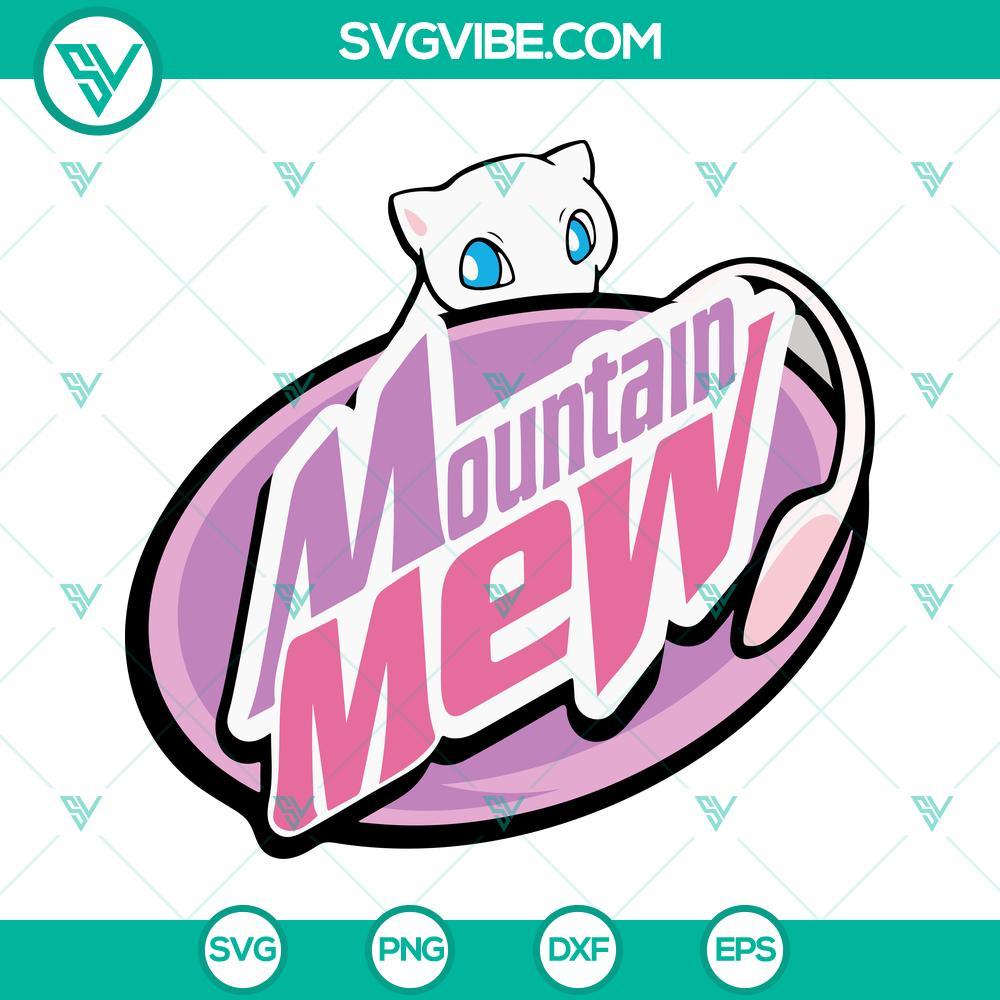 mountain mew svg mewtwo pokemon svg png eps dxf mockup