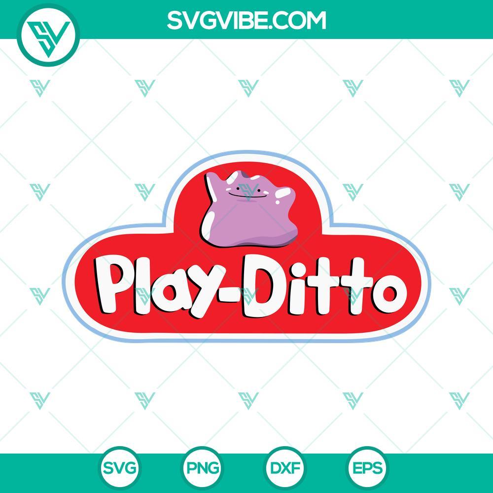 play ditto svg ditto pokemon svg png eps dxf mockup