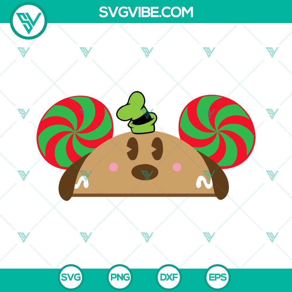 goofy gingerbread hat ears svg disney christmas svg png dxf eps mockup