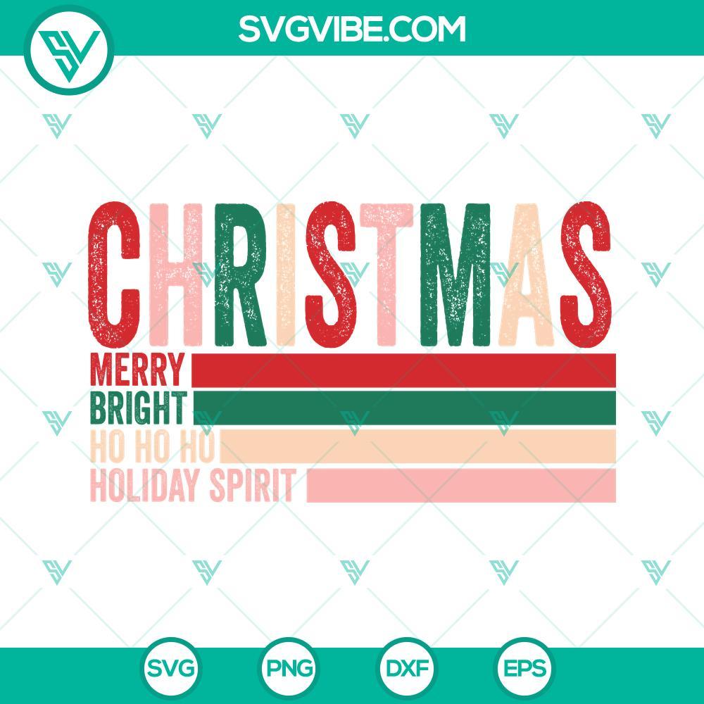 christmas merry bright ho ho ho svg christmas funny quotes svg png eps dxf mockup