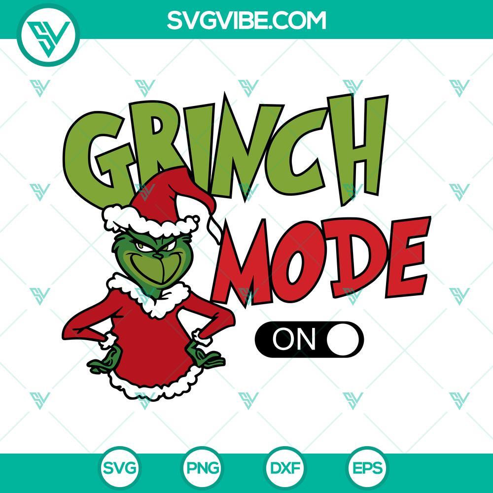 grinch mode on svg grinch christmas svg grinch svg mockup