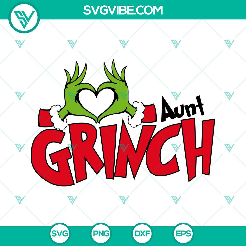 aunt grinch svg grinch heart hand svg aunt christmas svg mockup