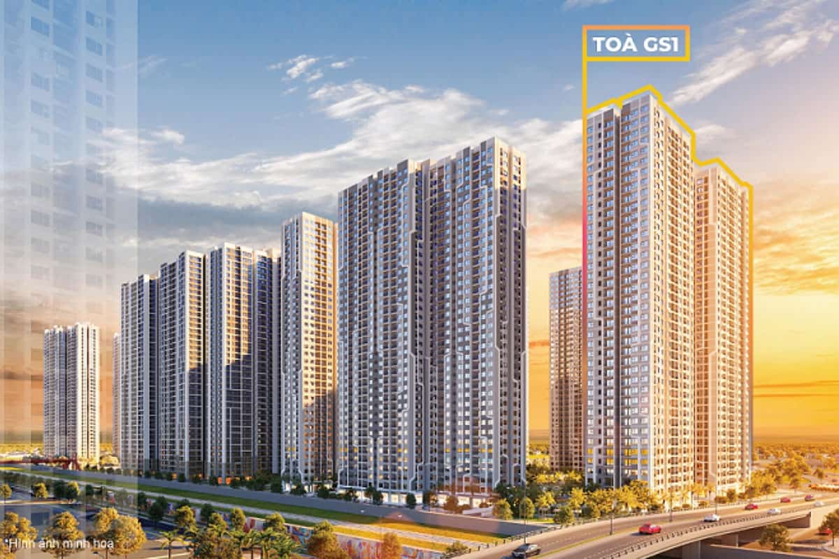 Tổng quan tòa GS1 trong đại đô thị Vinhomes Smart City