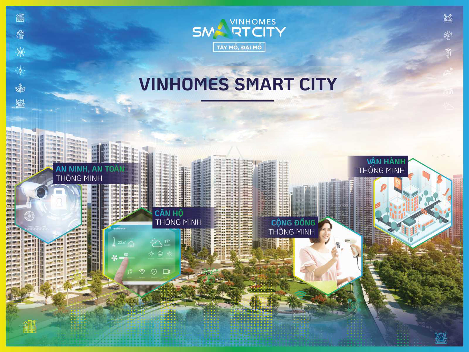 Với Vinhomes Smart City, bạn sẽ trải nghiệm một cuộc sống đẳng cấp và tiện nghi mà không phải ai cũng có cơ hội trải qua. Là một cư dân của Vinhomes, bạn sẽ được tận hưởng một hệ thống tiện ích hiện đại và dịch vụ chăm sóc 24/7 vô cùng chuyên nghiệp. Chắc chắn bạn sẽ không thể tìm được một nơi nào khác tốt hơn để định cư.