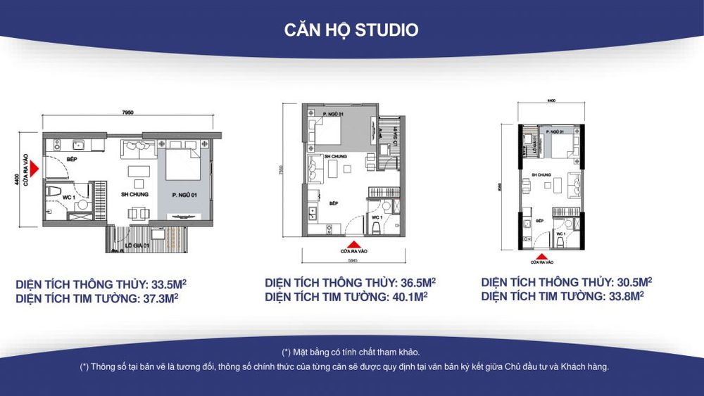 Căn hộ studio Vinhomes Grand Park - Thiết kế chi tiết