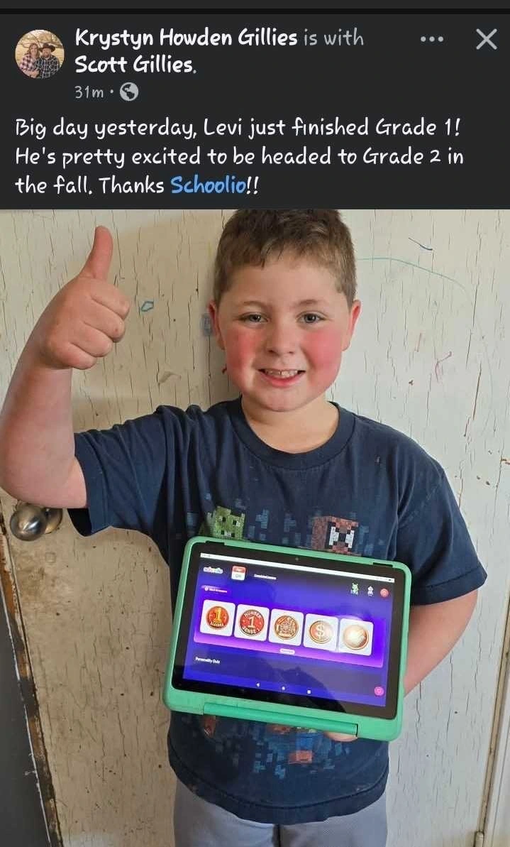 Schoolio family testimonial 11