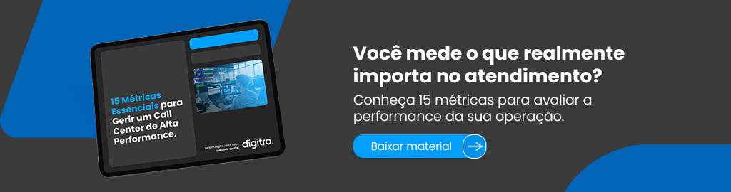 Material com 15 métricas para avaliar a performance do call center