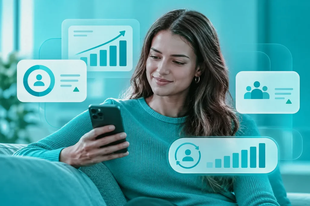 Net Revenue Retention ligado à retenção e crescimento de clientes