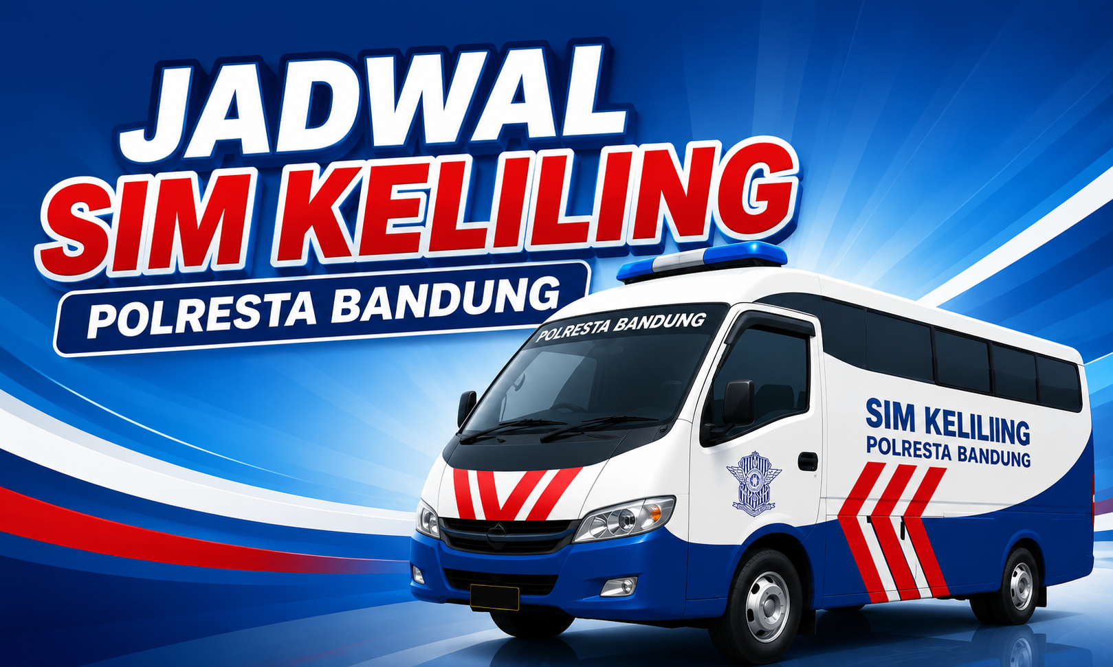 SIM Keliling Polresta Bandung Buka Layanan di Baleendah dan Cicalengka