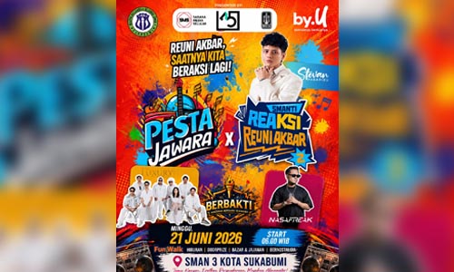 Fun Walk Berbakti IKASMANTI Hadirkan Stevan Pasaribu, Alumni dan Warga Diajak Reuni Sambil Olahraga