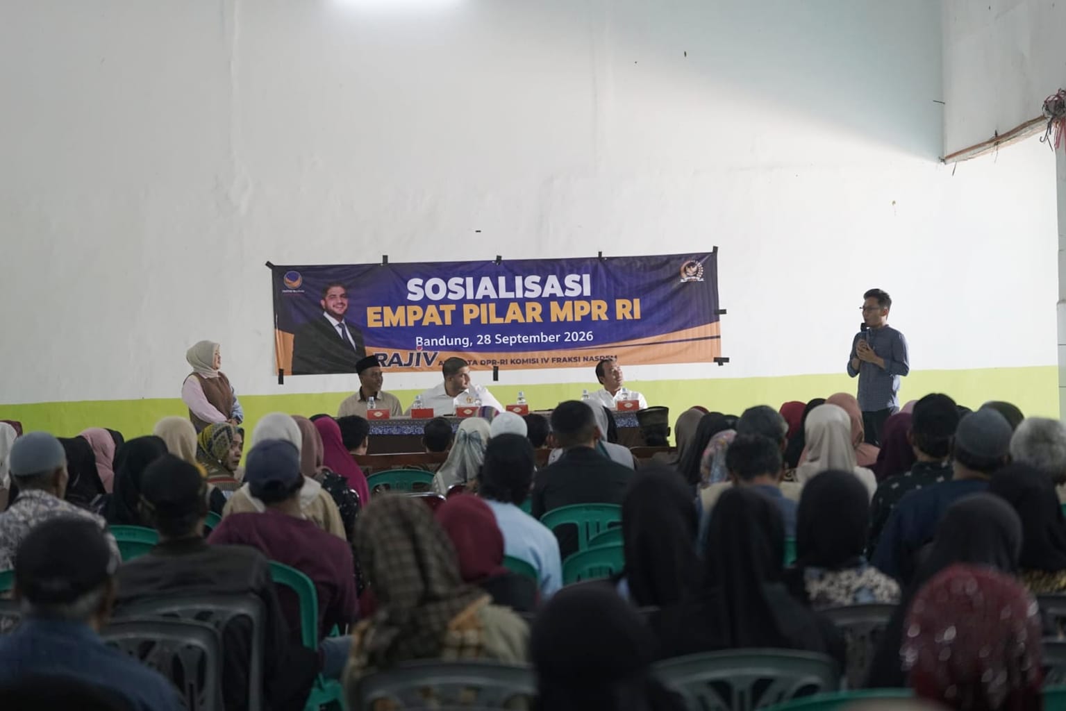 Rajiv Perkuat Nilai Kebangsaan, Ajak Warga Rawat Persatuan