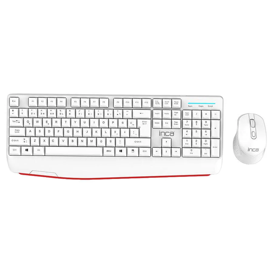 Inca IWS-587 Kablosuz Klavye Mouse Seti Beyaz
