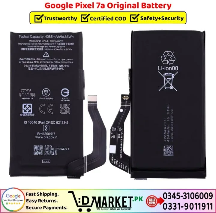 Google Pixel 7a Original Battery