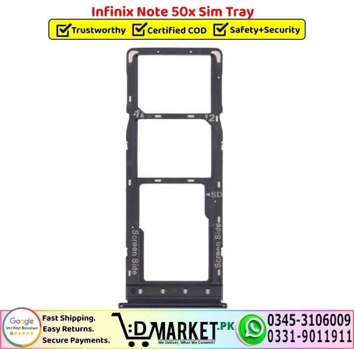 Infinix Note 50x Sim Tray