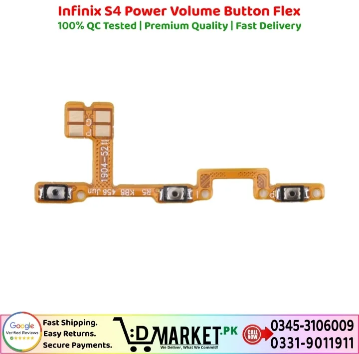 Infinix S4 Power Volume Button Flex