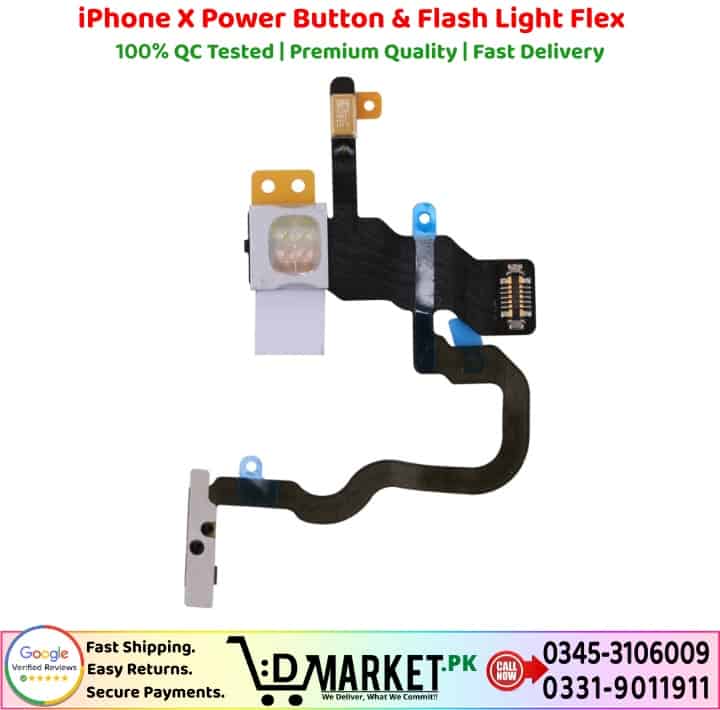 iPhone X Power Button Flash Light Flex