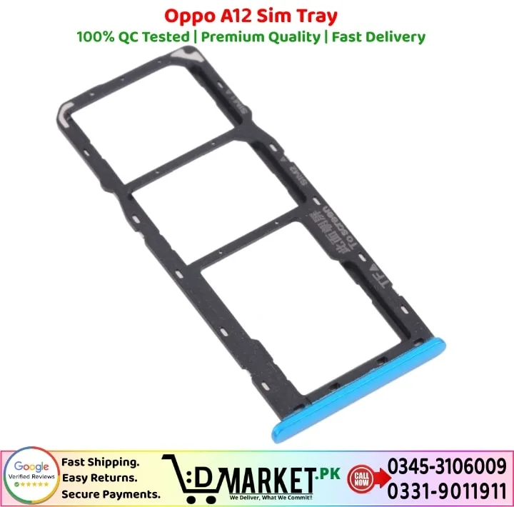 Oppo A12 Sim Tray