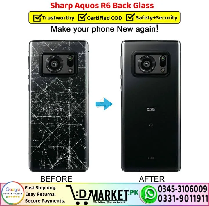 Sharp Aquos R6 Back Glass