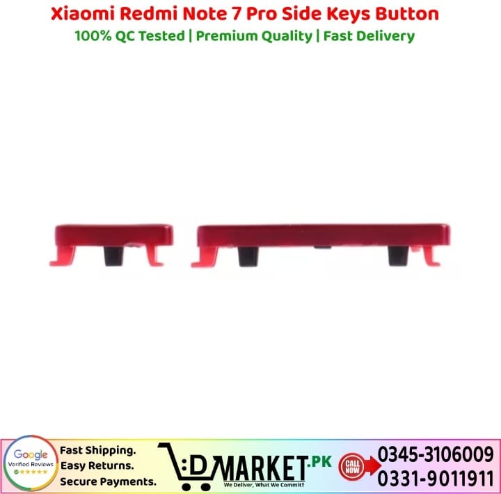 Xiaomi Redmi Note 7 Pro Side Keys Button