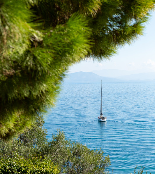 Dimitra Studios, Sea view of the apartments