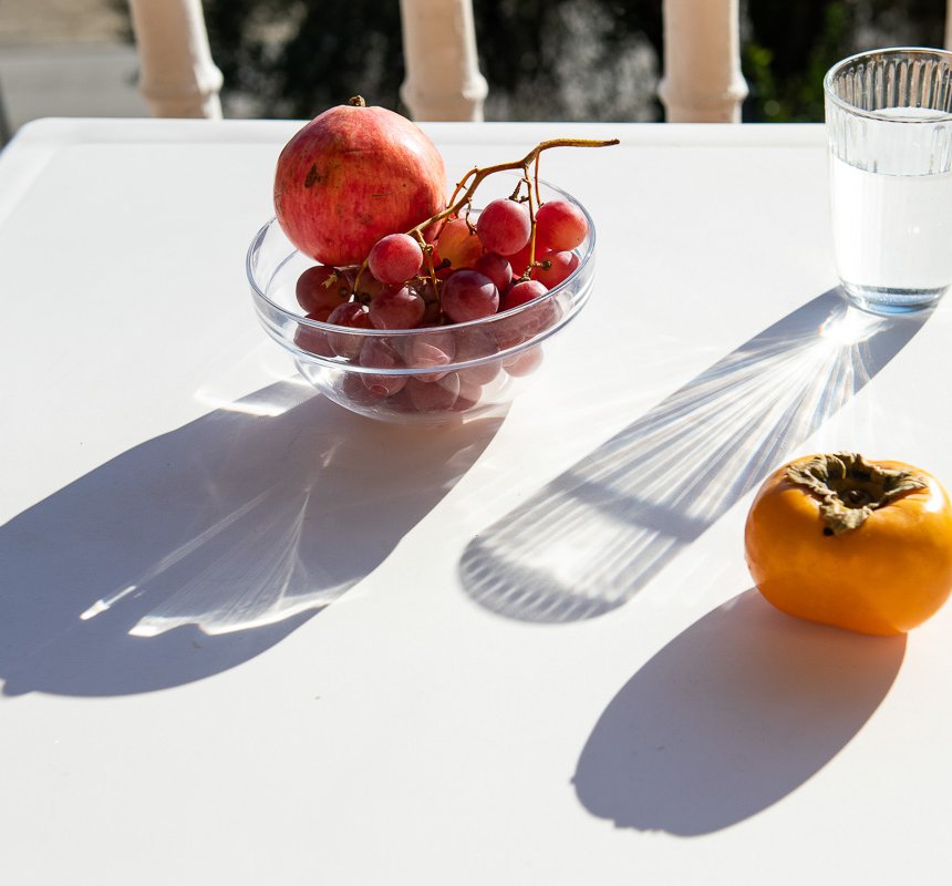 Dimitra Studios, breakfast table