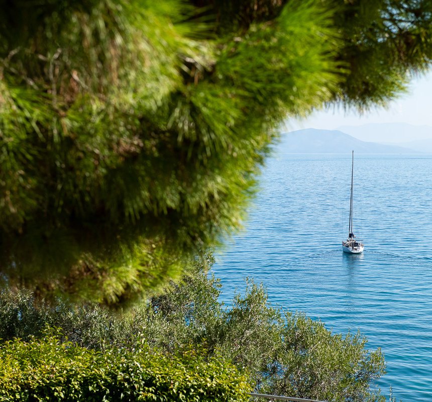 Boat in Corfu