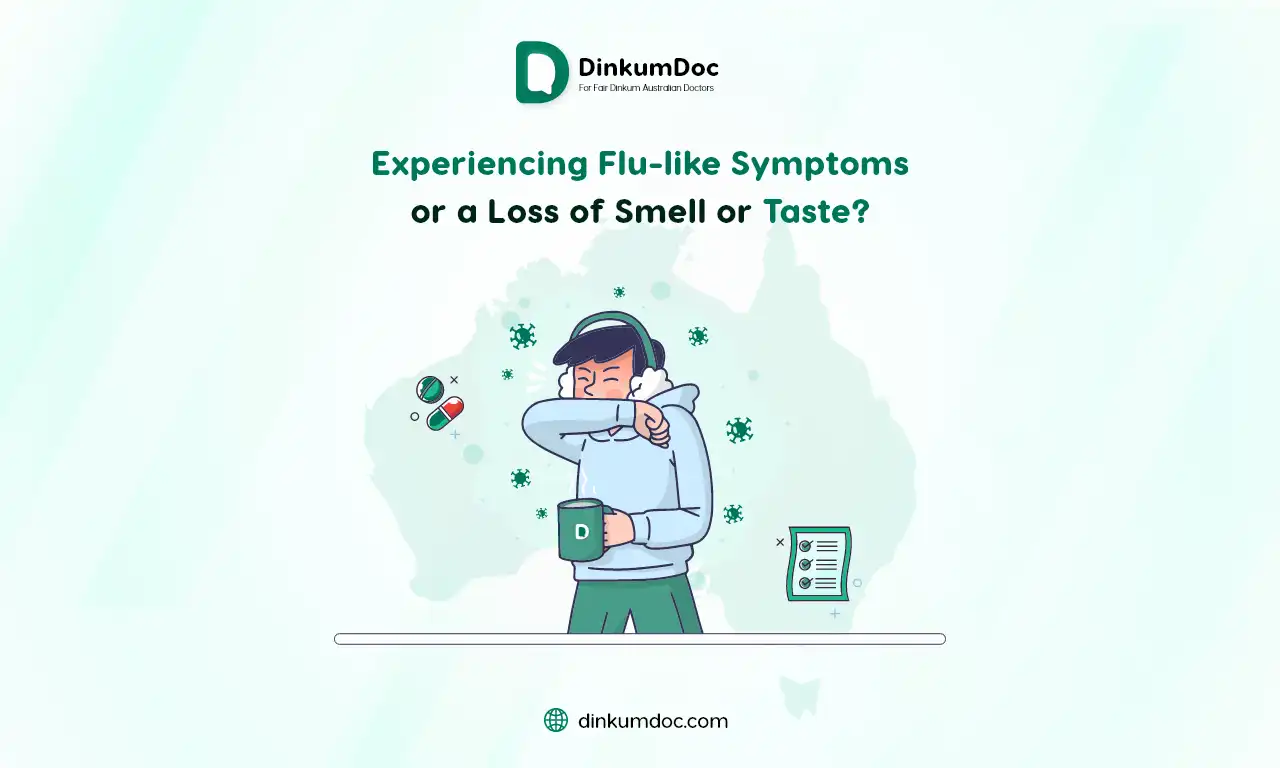 Experiencing flu-like symptoms or a loss of smell or taste | Not sure