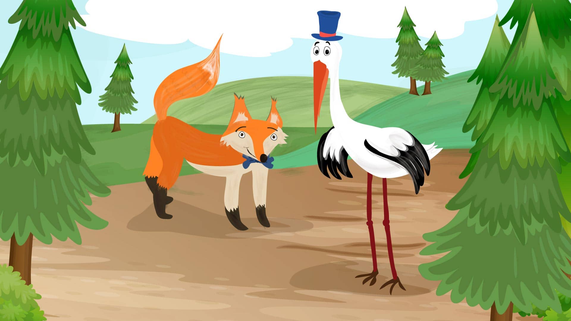 The Stork And The Fox