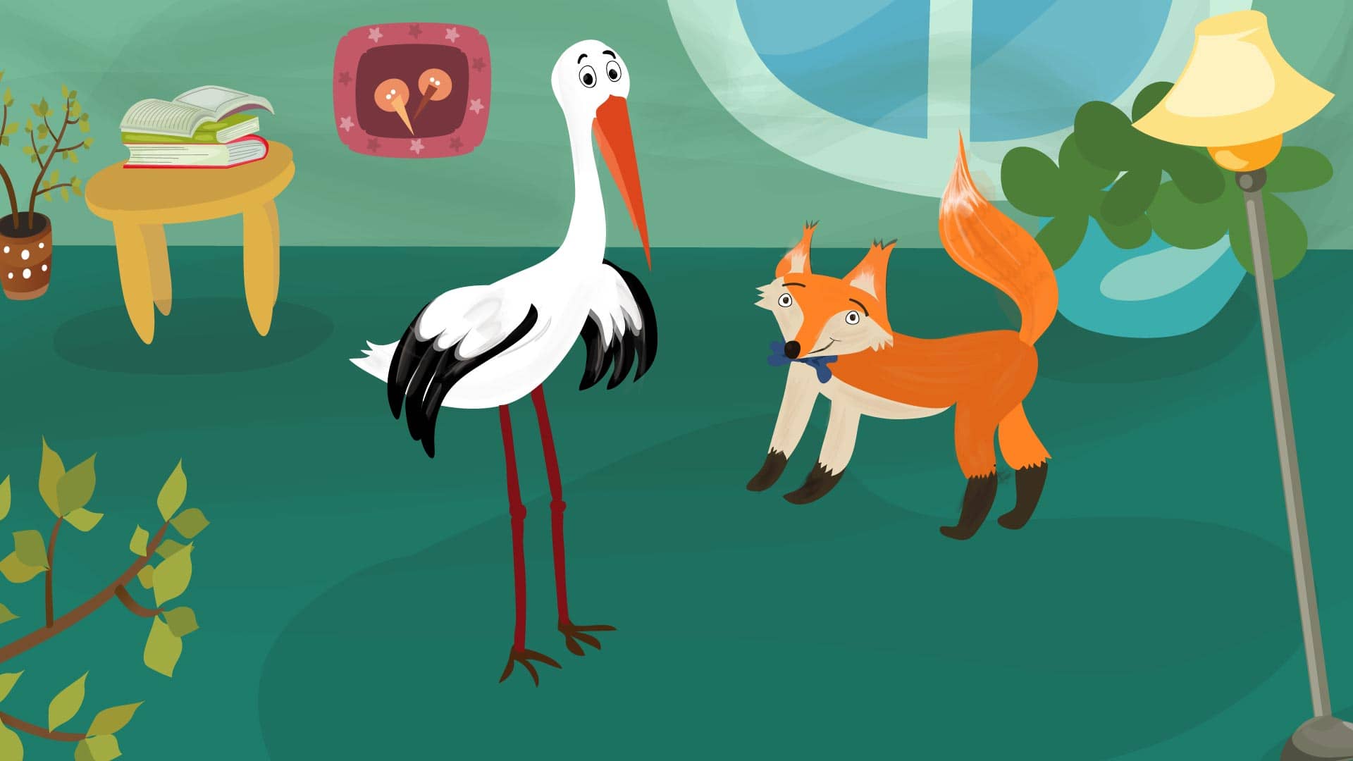 The Stork And The Fox