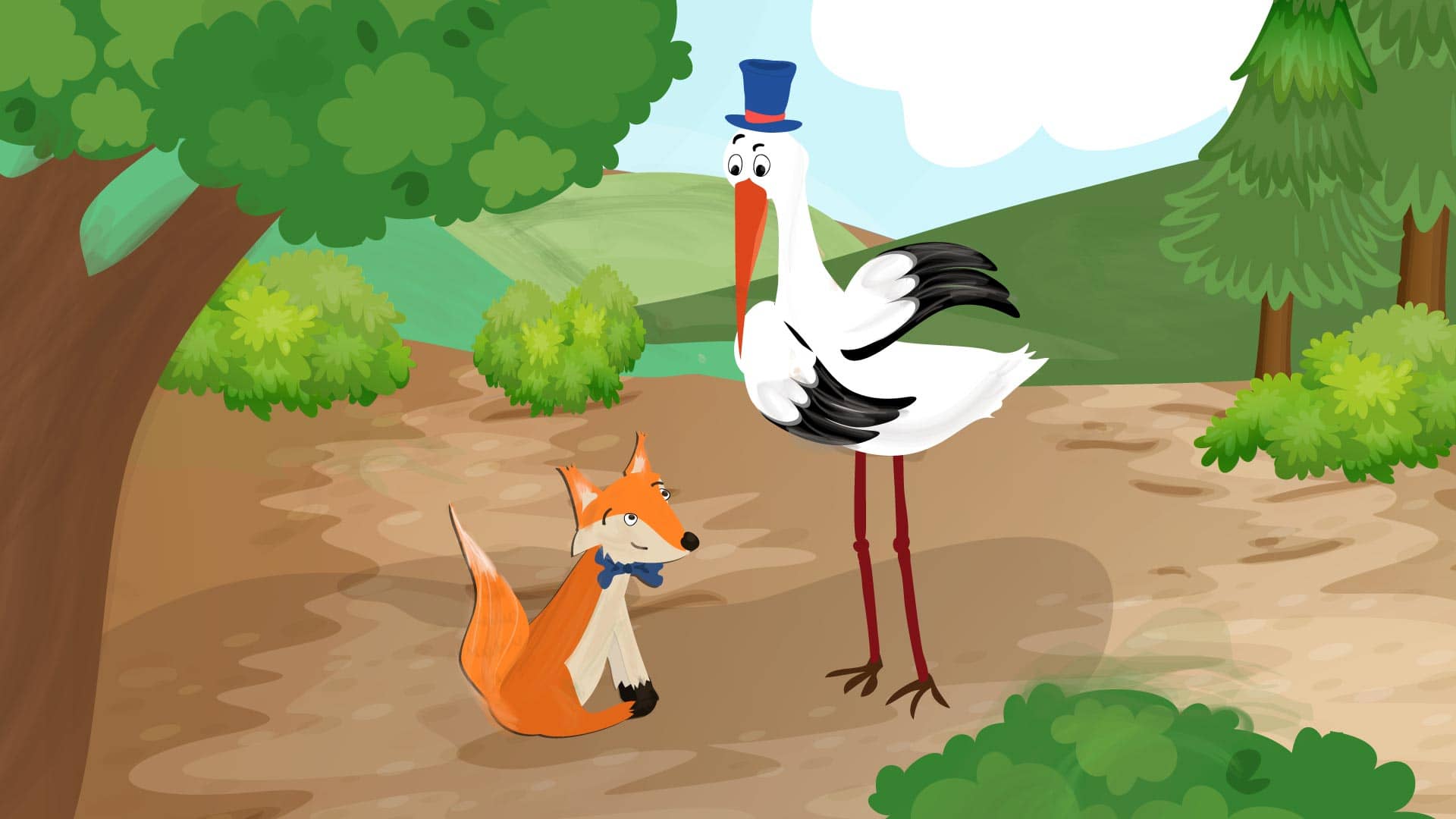 The Stork And The Fox