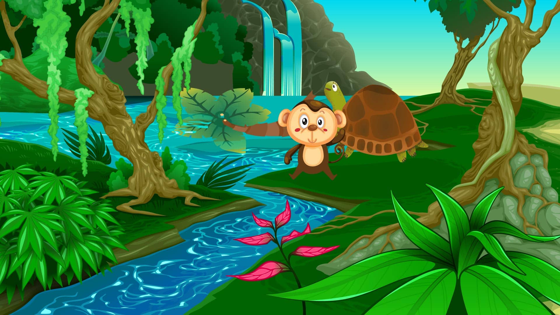 The Monkeys And The Turtle 2