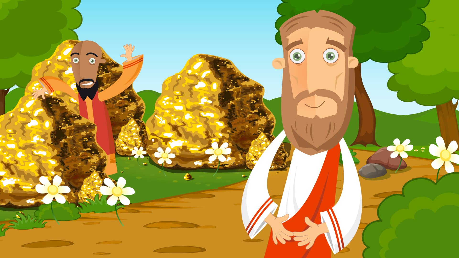 Jesus and the Blocks of Gold