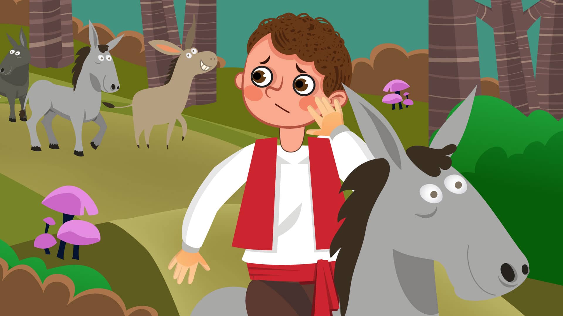 The Boy and the Ten Donkeys