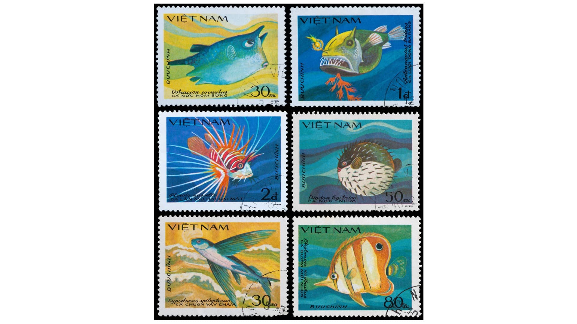 Stamps from Vietnam