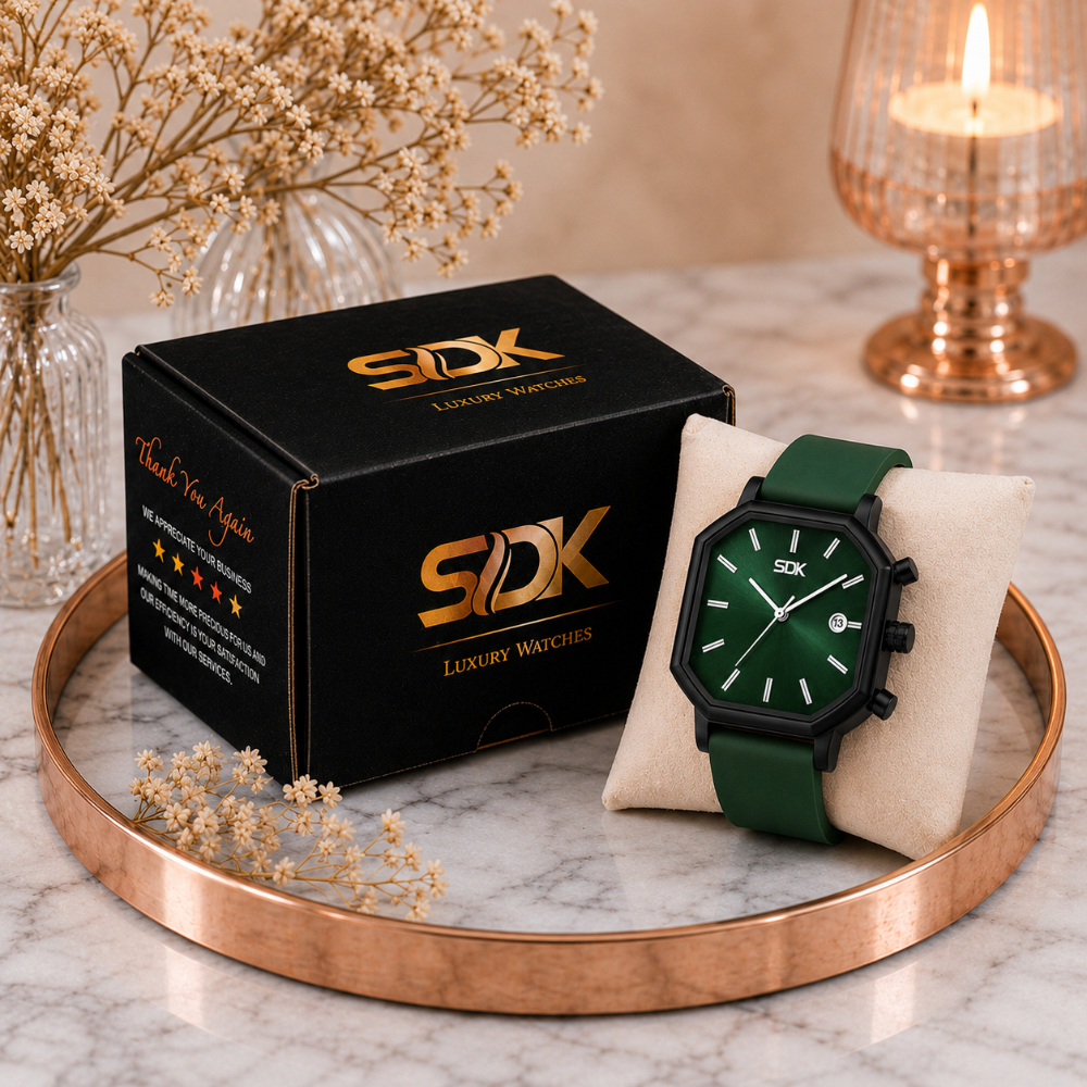 Noir Square Date Edition-Green