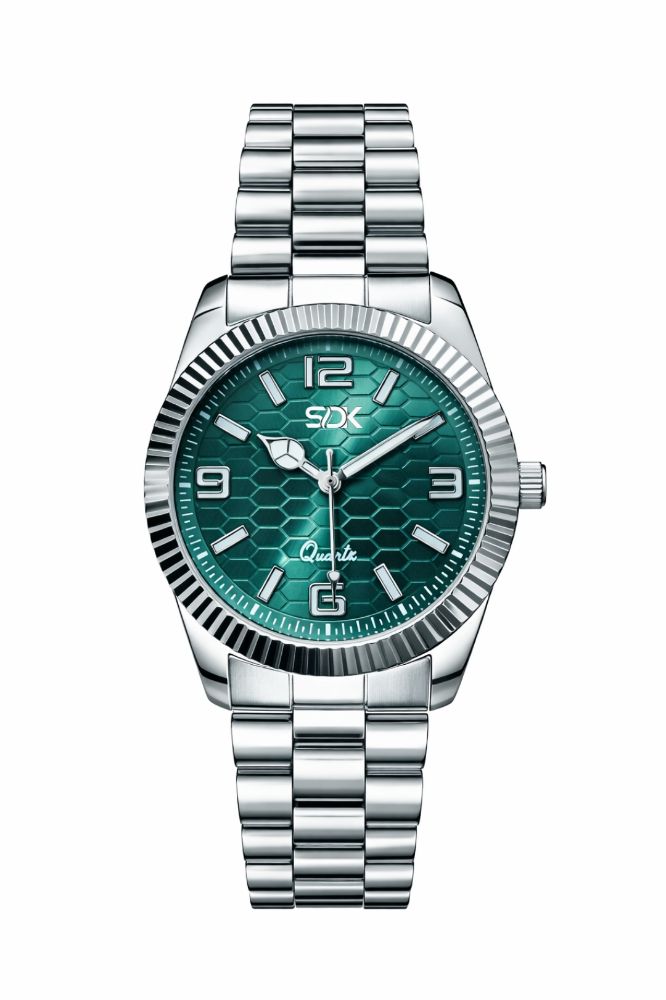 Aurex Prime Steel Watch-Green
